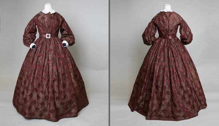 Clara Barton’s Dress - Front and Back Views