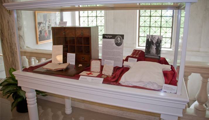 The Clara Barton Display Case