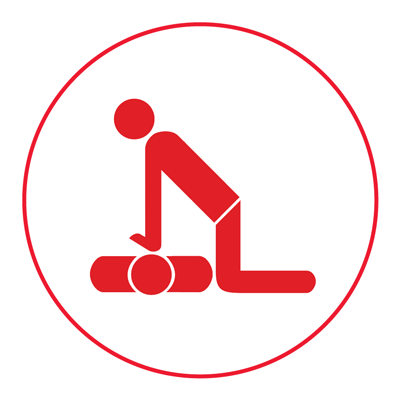 icon of person doing cpr